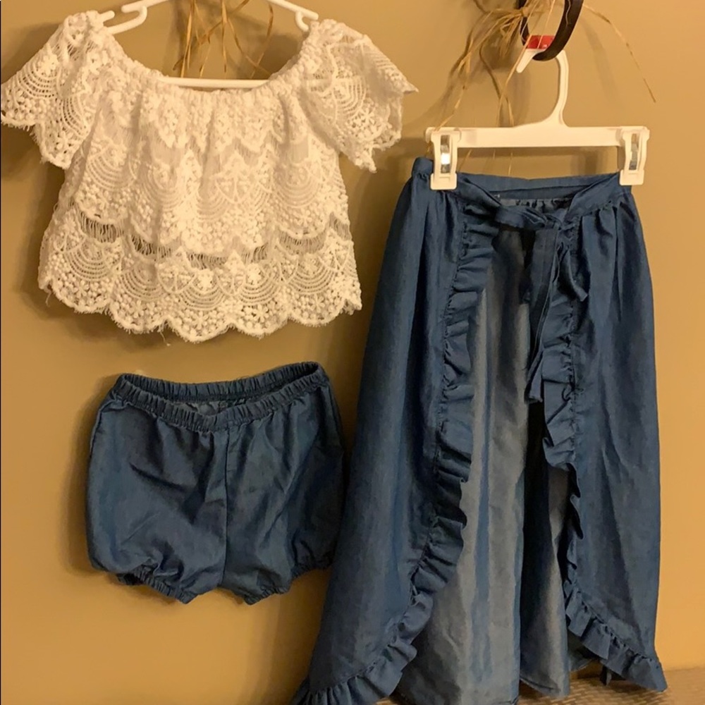 Girls 3 piece outfit